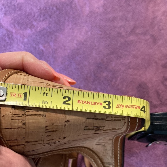 Sofft brand ✨like new✨ leather upper & insole with cork wedge heel. 6-1/2W - Picture 8 of 8